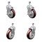 Service Caster Advance Tabco 190TA2554KIT Replacement Caster Set with Brakes, 4PK ADV-TS20S514-PPUB-MRN-121334-2TLB2 - alternate 1